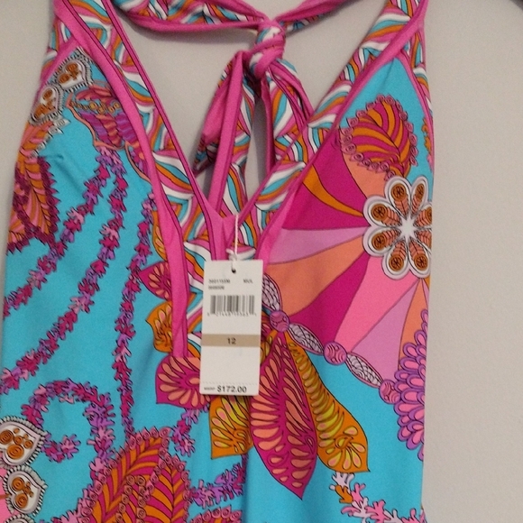 Trina Turk Multicolor One Piece Swimsuit - Picture 3 of 6